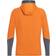Peak Performance M Rider Mid Zip Hood - Orange Flare/Quiet Grey