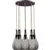 Hammers and Heels Earth Teardrop Smoke Ceiling Lamp