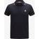 Moncler Contrast Rib Polo Navy