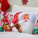 Fusion Christmas Santa & Snowy Påslakan Multifärgad, Röd (200x140cm)
