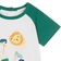 Carrément Beau Boy's Cotton Safari T-Shirt - White & Green