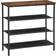 Vasagle 4 Tier Rustic Brown/Black Shoe Rack 29.5x28"