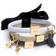 Dark Hair Ties with Charms Combo