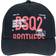 DSquared2 Mens Brothers Printed Cotton Gabardine Cap Black One