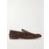 Gucci Jordaan Horsebit Suede Loafers Men Brown
