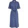 Only Midi Denim Dress With Belt - Medium Blue Denim