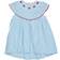 Copenhagen Colors Seersucker Heart Dress - Sky Blue/Cream Stripe/Berry