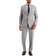 Nautica Men's Modern Fit Bi Stretch Suit- Lt Grey Solid