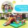 Costway Inflatable Snow Cottage Ball Pit Bounce House