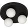 Sandhamn Black/Opal Takplafond ∅ 25cm