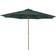 OutSunny Wooden Garden Parasol with Rope Pulley Mechanism and 8 Ribs 300cm