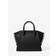 Michael Kors Avril Small Leather Top Zip Satchel - Black