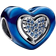 Pandora Spinnable Heart Charm - Silver/Blue