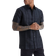 boohooMAN Men's Short Sleeve Textured Tonal Flannel Shirt - Black