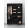 Ikea Brimnes Black Kleiderschrank 117x190cm