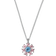 Dyrberg/Kern Delise Necklace - Silver/Pink/Blue
