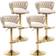 Riknuxi Kitchen Island Beige/Gold Bar Stool 99.1cm 4pcs