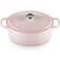 Le Creuset Shell Pink Signature Cast Iron Oval with lid 1.24 gal