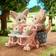 Sylvanian Families Fennec Fox Family