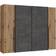 Forte ‎NRGS82511-C752 Artisan Oak/Dark Grey Kleiderschrank 270.3x210.5cm