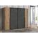 Forte ‎NRGS82511-C752 Artisan Oak/Dark Grey Garderobeskab 270.3x210.5cm