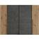 Forte ‎NRGS82511-C752 Artisan Oak/Dark Grey Kleiderschrank 270.3x210.5cm