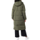 Kaffe Anika Long Padded Hooded Coat - Grape Leaf
