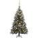 vidaXL 3077831 White/Shiny and Matte Gold Weihnachtsbaum 120cm