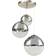 Globo Lighting Varus Chrome Pendellampa ∅ 51cm