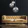 Globo Lighting Varus Chrome Pendant Lamp 51cm