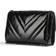 Patrizia Pepe Fly Quilted Vinyl Crossover Bag - Black