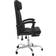 vidaXL Faux Leather Black Office Chair 122cm