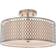 Endon Lighting Cordero White/Satin Nickel Ceiling Lamp