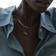 Edblad Infinity Necklace - Gold/Transparent
