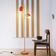 DYBERG LARSEN Ocean Orange/Brass Floor Lamp 160cm