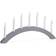 Markslöjd Atle Grey Adventsljusstake 55.5cm