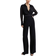 Mango Luisa Shirt Collar Long Jumpsuit - Black