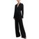 Mango Luisa Shirt Collar Long Jumpsuit - Black