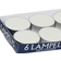 Tea Light White Stearinlys 6cm 6stk