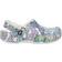 Crocs Kid's Classic Butterfly Clog - White/Purple