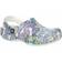 Crocs Kid's Classic Butterfly Clog - White/Purple