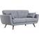 Kyoto Bobby Grey Sofa 167cm 2 Seater