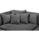 Smart Lianea Gray Sofa 283cm 4-Sitzer