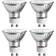 Watts Candle Warmer LED Lamps 25W GU10 4-pack