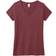 District Women's Perfect Tri V-Neck Tee - Maroon Frost