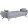 Dunelm Bobby Grey Sofa 218cm 3 Seater