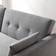 Dunelm Bobby Grey Sofa 218cm 3 Seater