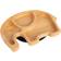 Tiny Dining Toddler Weaning Feeding Elephant Bamboo Baby Suction Plate