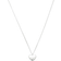 Syster P True Love Spike Heart Necklace - Silver
