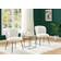 Pascal Morabito Bouclé White Chaise de Cuisine 79cm 2pcs